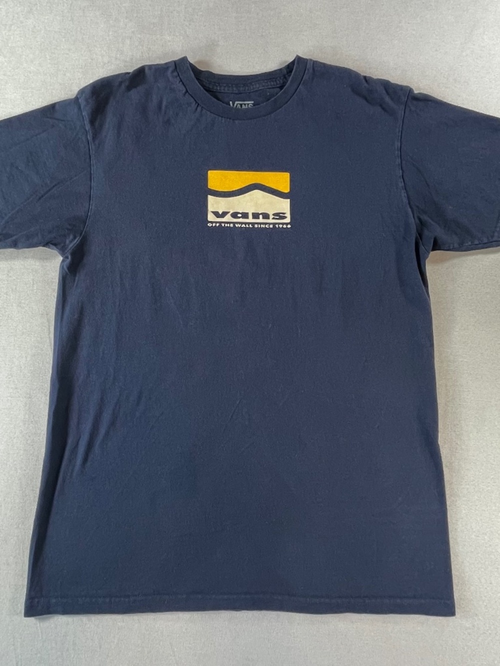 Vans T-Shirt Men's Medium Blue Classic Fit